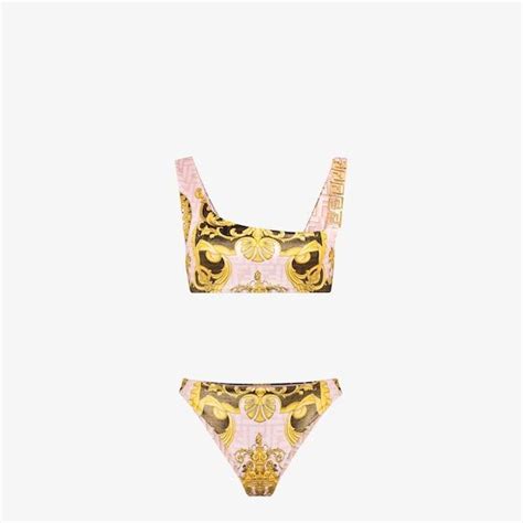 fendi swimsuit two-piece|fendi neon bikini.